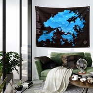 客製化 香港地圖 掛布