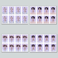 Kpop BTS 2022 SEASON'S GREETINGS 1 Inch Photocard ID Photo Identity Card Photocards School HD Collective Cards Certificate Photos