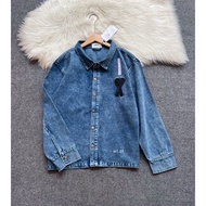 AMI DENIM SHIRT Oversize Unisex Long Sleeve Jeans