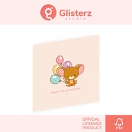 Glisterz 3D Greeting Card - Tom and Jerry Thank You Card (TJ - 2009TY01)