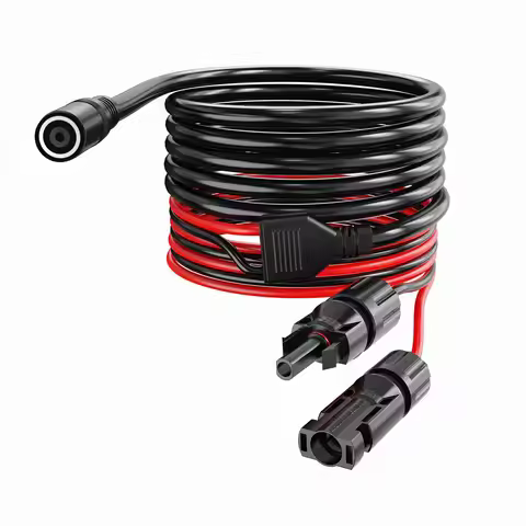 DC8020 Female to Solar Connector Cable Compatible with Jackery SolarSaga 500x 200W 100W 40w Portable