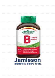 Jamieson - Jamieson - 健體能量維他命 B 雜 + C 100 粒 [平行進口]