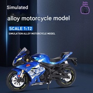 1:12 Scale Alloy Motorcycle Model - Simulated Racing Bike Replica  BT474