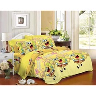 SpongeBob canadian cotton bedsheet with 2 pillowcase