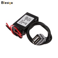 Bộ Chuyển Đổi DC-DC Blesiya Bước Xuống Mô-đun Bộ Chuyển Đổi Nguồn Đầu Ra USB 12V Sang 5V 3A 15W
