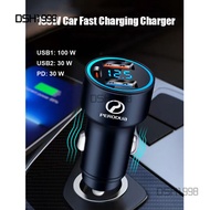 Perodua 160W Car Fast Charging Charger Digital voltage display luminous ambient light Myvi Kelisa Ke