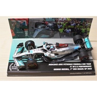 Mini Cut Minichamps 1: 43 Benz Benz AMG W13 Russell 63 #2022 Brazil First Win 1st Win, F1 Formula Ca