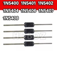 30pcs 1N5400 1N5401 1N5402 1N5404 1N5406 1N5407 1N5408 In-Line Rectifier Diode MIC DO-201AD DO-27 IN