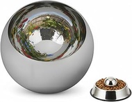 Soulchen Dog Food Slow Feeder Ball Heavy Stainless Steel 3.54 Inches/ 9 cm Large Size, Slows Fast Ea