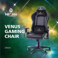 MF Design NEZHA VENUS Gaming Chair - 2 YEARS OFFICIAL WARRANTY- Kerusi gaming office chair gold black red hitam todak pc