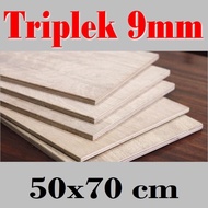 Triplek 9mm 50x70 cm Custom Multiplek Plywood 9mm