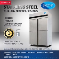SNOW SS 4 Door Upright Chiller (SS4DUC)/ Freezer (SS4DUF)/ Combo (SS4DUB)