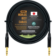 WORLDS BEST CABLES 20 Foot - Quad Balanced Patch Cable CUSTOM MADE using Mogami 2534 wire and Neutri