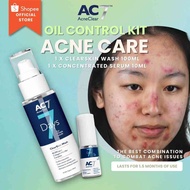 AC7D Oil Control Kit (Serum 10ml + ClearSkin Wash 100ml) - Acne Clear 7 Days | Acne Prone Skin