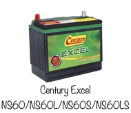 CENTURY EXCEL NS60/NS60L/NS60S/NS60LS (60B24) MAINTENANCE FREE BATTERY