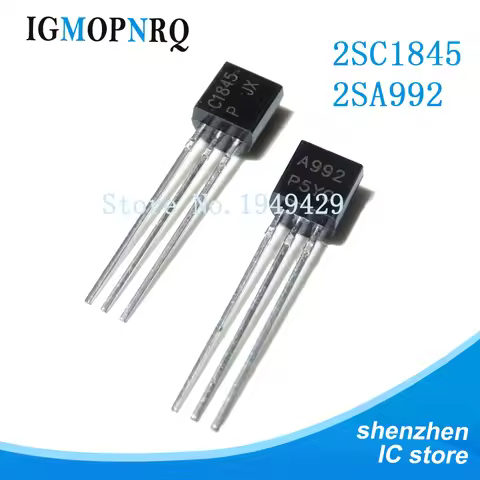 20pcs/lot Hi-fi the tube 2SA992 2SC1845 (10PCS A992 +10PCS C1845) TO-92 new