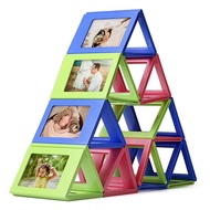 【Exclusive Offer】 Magnetic Photo Frames For Fujifilm Instax Mini Film Papers Double Sided Fridge Picture Frame Magnets Children's Artwork Frames