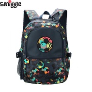 Australia Smiggle Original Children's Schoolbag Boys High Quality Backpack Colorful Football 16 Inch Fashion Hot Sale Kids' Bags&amp;*-&amp;-&amp;&amp;-