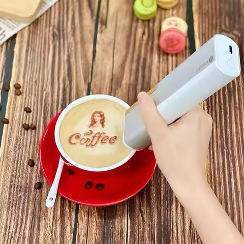 Handheld Diy Edible Ink Food Printing Machine 3D Food Printer Pen Coffee Latte Art Chocolate Printer