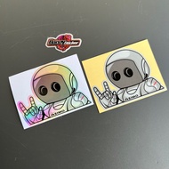 Asimo Princutt Sticker Sticker