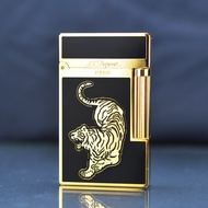 DEVA SHOP Bật lửa Dupont sơn mài hình hổ D11