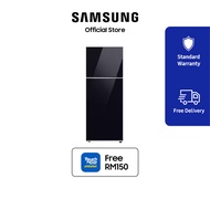 Samsung Bespoke Top Mount Freezer Refrigerator with Optimal Fresh |  in Clean Black | 476L | RT47CB6