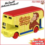 Takara Tomy Tomica Dream Tomica SP Curious George Friends Bus Miniature Car Toy for Ages 3 and Up 【