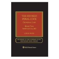 AUTHENTIC The Revised Penal Code Criminal Law Book Two (II) 2021 edition by Luis B. Reyes