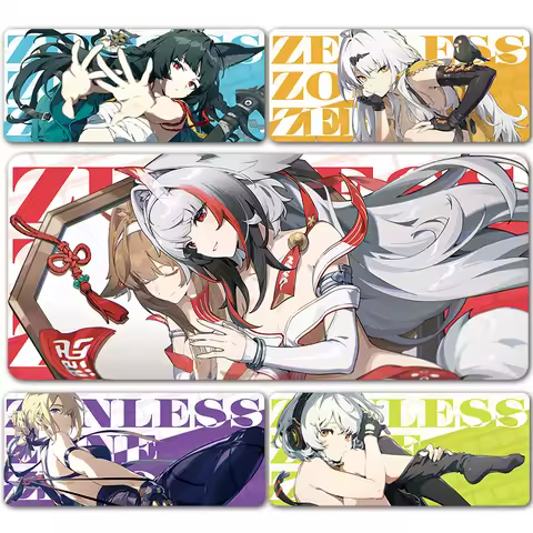 ZZZ Gaming Hoshimi Miyabi Ye Shunguang Mouse Pad Evelyn Ellen Zenless Zone Zero Keyboard Desk Mats X