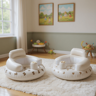 1pc Inflatable Baby Seat For Babies 6-18 Months, Built In Air Pump Baby Chair Sit Me Up Floor Seat F