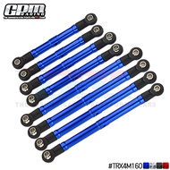 ชุดแท่งดึงแบบปรับได้ GPM TRAXXAS-1/18 4WD TRX4M 97074-1 อุปกรณ์เสริมสำหรับรถโมเดลไฟฟ้า อะลูมิเนียมอั