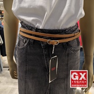 Counter Genuine Levi's Levi's Leather Apricot Two-Circle Fashion Women's Thin Belt D6750-0001