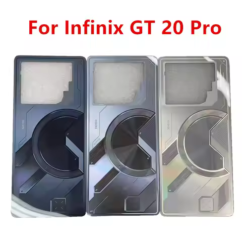 GT20Pro Rear Housing For Infinix GT 20 Pro 5G Battery Back Cover Repair Phone Replace Door Case X687