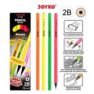 2B WOODEN PENCIL JOYKO 2B GLOWY WOODEN PENCIL/ 2B PENCIL/