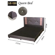 MM99-Divan Queen Size Divan Bed Frame Katil Queen Saiz Murah Bed Frame Queen Size with Legs