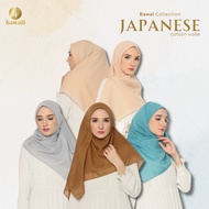 TUDUNG BAWAL JAPANESE COTTON VOILE | TUDUNG BAWAL PLAIN BIDANG 45 | BAWAL COTTON VOILE PREMIUM
