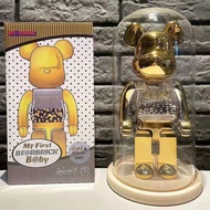 Ready Stock Violent Bear Display Box bearbrick 400% 1,000% Anti-dust Cover Building Block Bear Glass Cover Ornaments Integrated Storage Figure Model