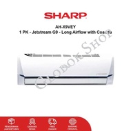 SUPER MURAH AC Sharp 1PK J-tech Inverter / Ac Sharp AHX9VEY / AC Sharp