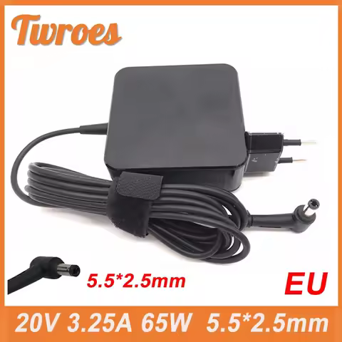 65W 20V 3.25A 5.5*2.5mm Laptop Charger For Lenovo G460 Y460 G470 Y470 G480 Y410P U130 U165 U350 U310
