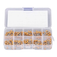 Monolithic Ceramic Capacitor Assortment Kit 10value 50v 10pf 20pf 30pf 47pf 56pf 68pf 100pf 1nf 10nf