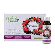 ROSYSHINE Botanical Beverage Berries, Rose Petal Extract & Grape Seed Extract