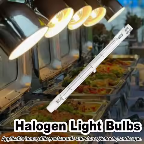 Dimmable R7s Halogen Lamps 220V 1000w/500w Light Bulb J118/J189/J254 Replacing Headlights Warm White