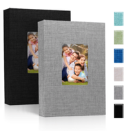 4x6 Inch Photo Album, Linen DIY Customizable Cover Photo Album, Can Hold 300 4x6 Inch Photos, Perfec