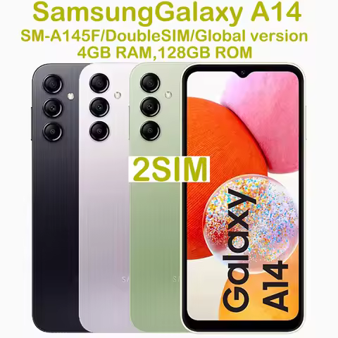 Samsung Galaxy A14 A145F Global Edition 2SIM Android Smartphone 6.6-inch Used Samsung Android Phone 