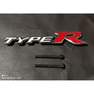 Emblem grill type r metal..