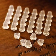 200pcs/lot High Quality Cheap Jewelry Findings Transparent DIY Rubber Earring Stopper Jewelry Access