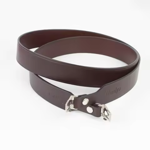 35mm Wide Leather Neck Shoulder Strap For Mamiya M645 1000S C220F C330 C330S