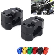 HandleBar Fat Handle Bar Risers CNC Aluminum Mount Clamp Adapter Exchange 7/8" - 1 1/8" For CRF YZF 