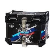 Aluminium Motorcycle Box 36L 45L 55L 65L Moto Top Case Motorcycle Rear Luggage Case Tail Box Univers
