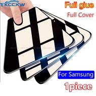 Full Glue Full Cover Tempered Glass For Samsung Galaxy S24FE S24 S25Plus S24 S25Ultra F54 A24 F14 M5